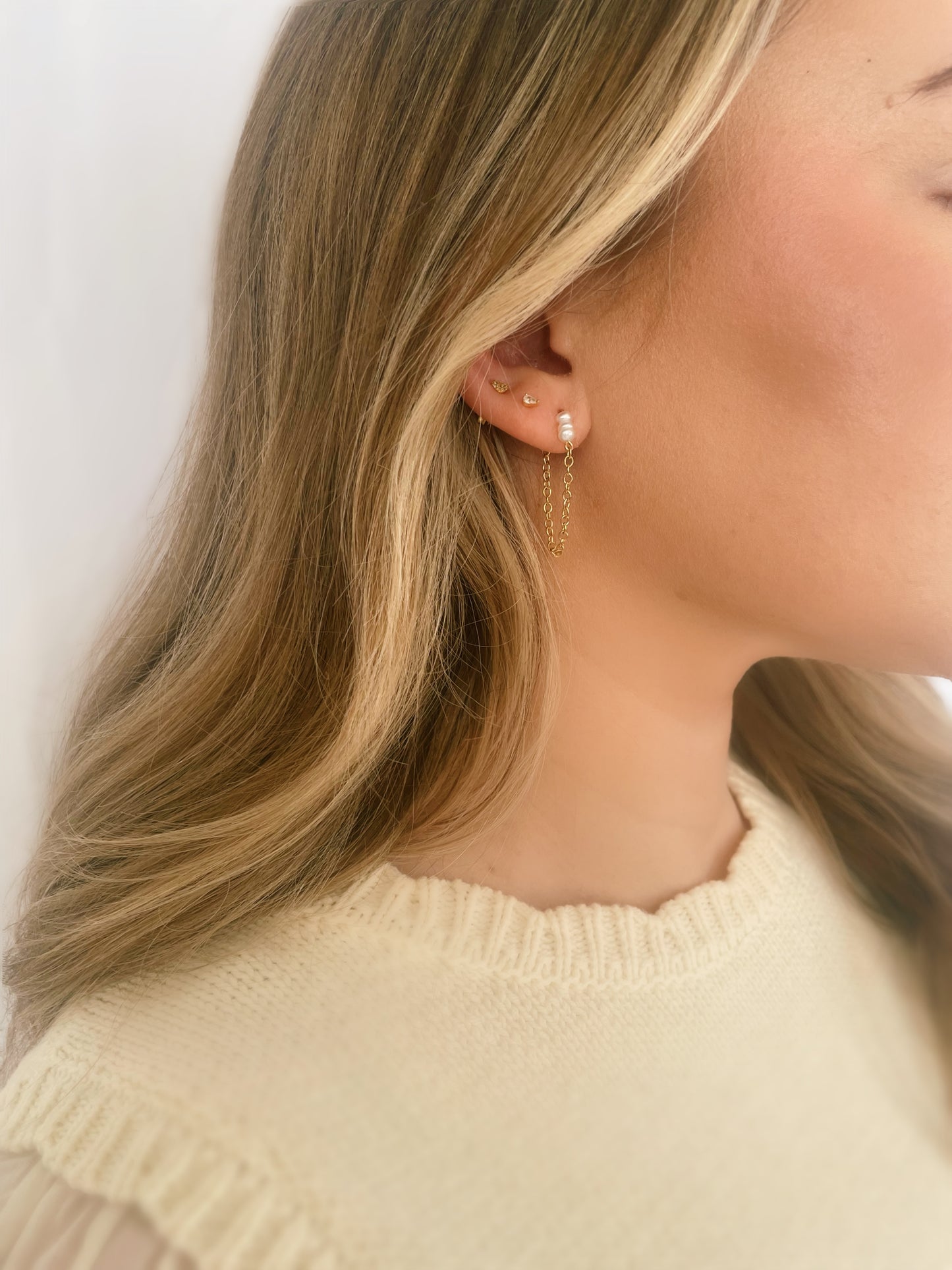 Stephany Chain earrings