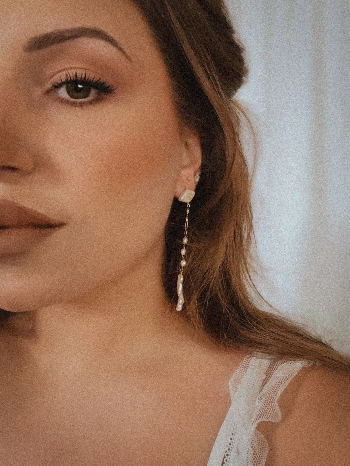 Coralie Pearl Earrings