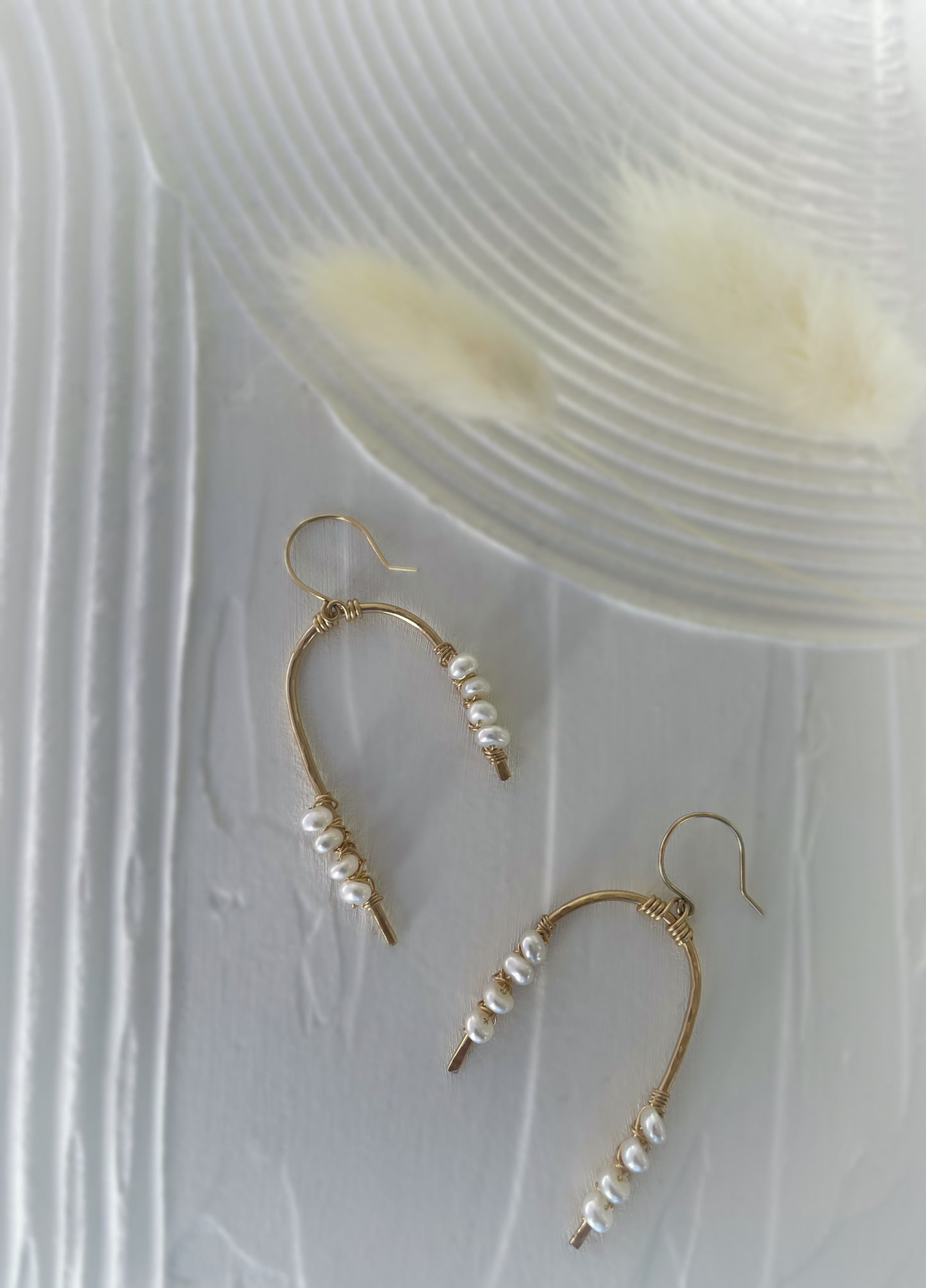 Pearl Arch earrings