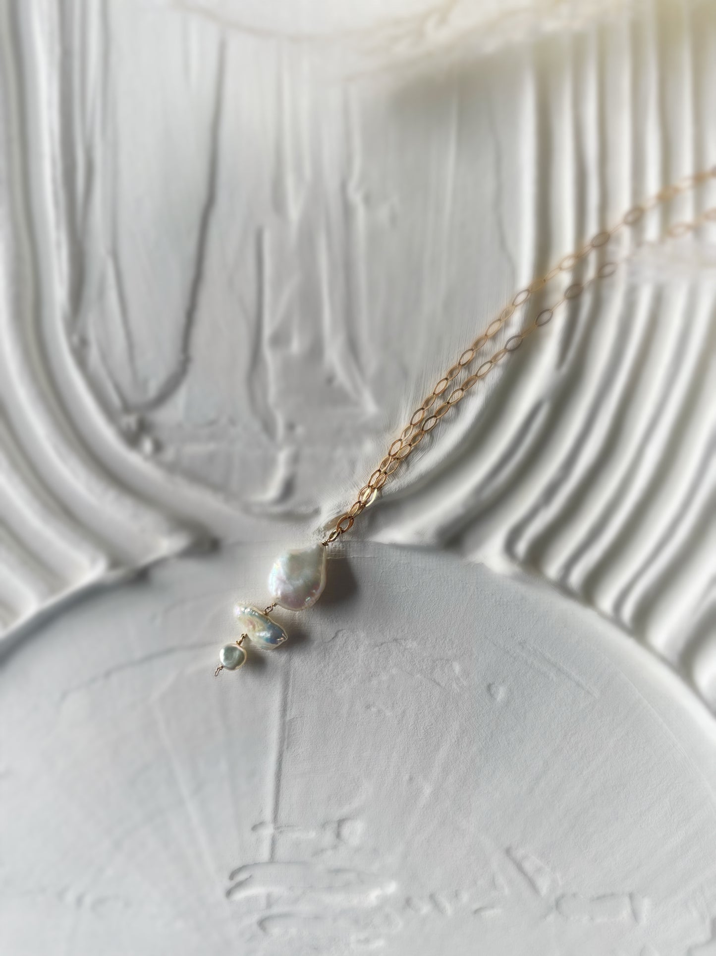 Three Tiered pearl necklace